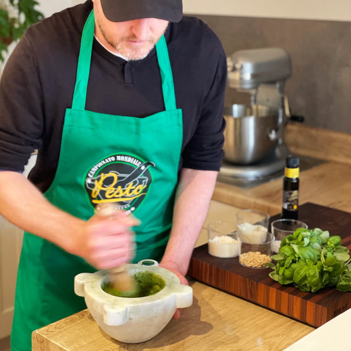Michael Hawking competition at the World Pesto Championships
